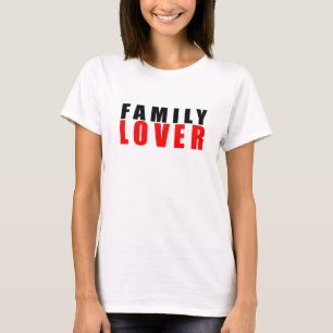 Familj älskare t shirt