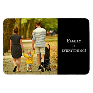 Familj anpassad bild magnet