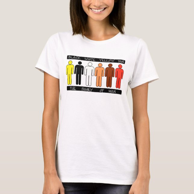 FAMILJ AV MAN TEE SHIRT (Framsida)