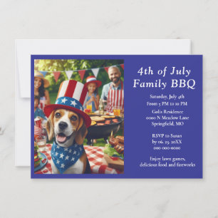 Familj BBQ 4 juli Inbjudningar