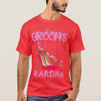Familj Bröllop Gift Grooms Fabulous Grandma T Shirt