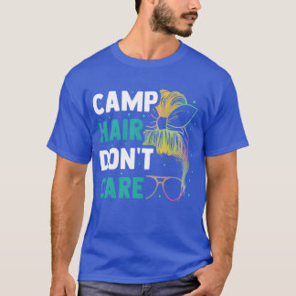 Familj camping camp hår camper vän t shirt
