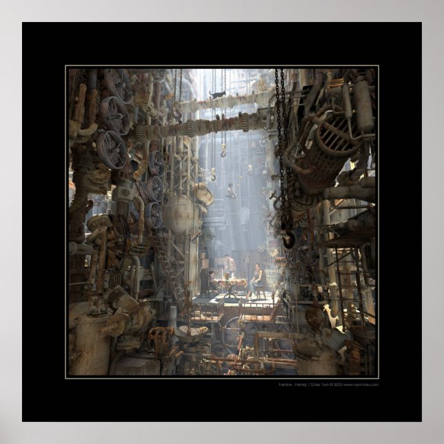 Familj (dag) / Familjeskrift (jour) Poster (Framsidan)