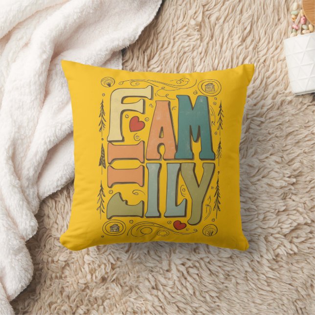 Familj Dekorativ kudde - Heartfilt Gift for Mamma  (Filt)