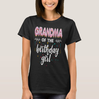 Familj Donut B dag farmor från Birthday Girl Pa T Shirt