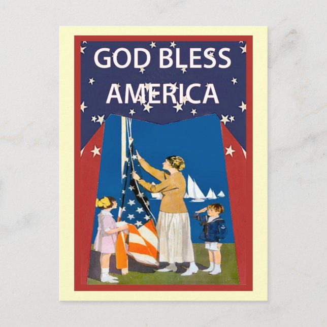 Familj firande inbjudan vykort (Framsida)