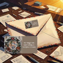 Familj för Anpassade av utandningsluft Adressetikett