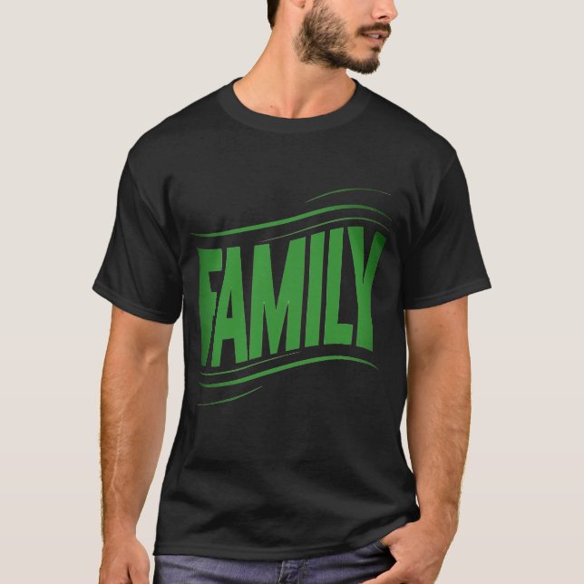 Familj för evigt t shirt (Framsida)