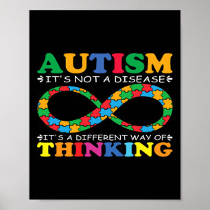 Familj för medvetandegörande om autism Det är inge Poster