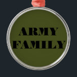 Familj för prydnadsarmén julgransprydnad metall<br><div class="desc">Familj för prydnadsarmén</div>