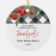 Familj för svart- & vitbuffelpläd av fyra