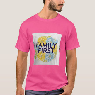 Familj först - Enhet och Kärlek T Shirt