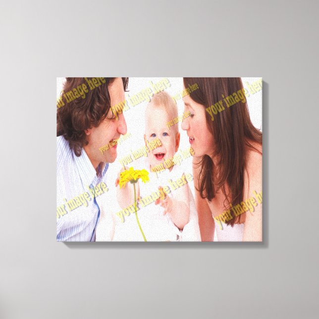 FAMILJ Foto ✨ Härlig specialdesign Canvastryck (Framsida)