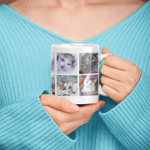 Familj Husdjur Fotokollage