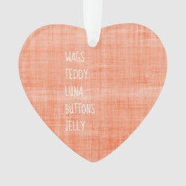 Familj Husdjur Namn Tidlös Minnessak Meddelande Gl