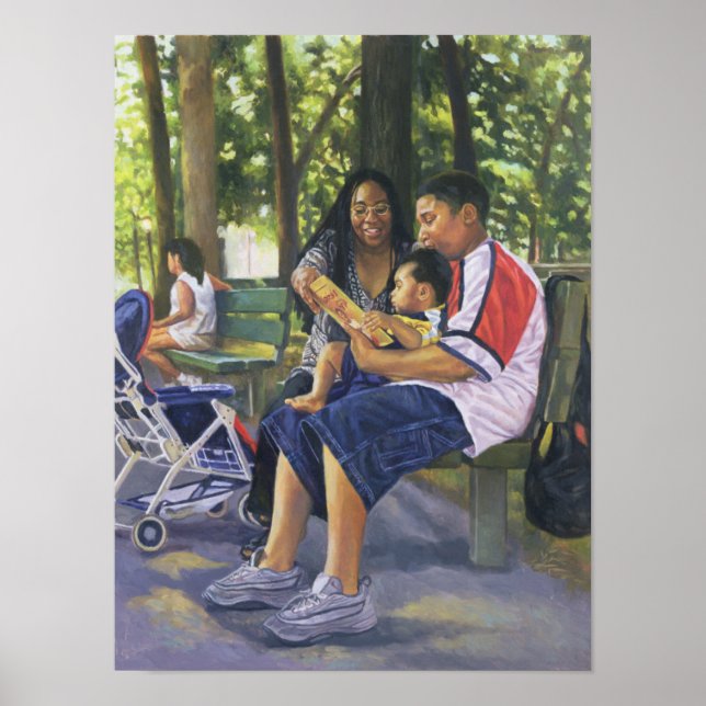 Familj i nationalparken 1999 poster (Framsidan)