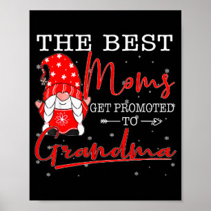 Familj Jul Tomte Mammorna Beforderas Till Mormor Poster