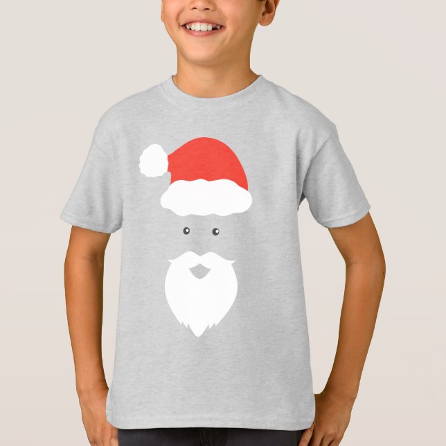Familj Julafton i God jul i Ansikte T Shirt (Framsida)