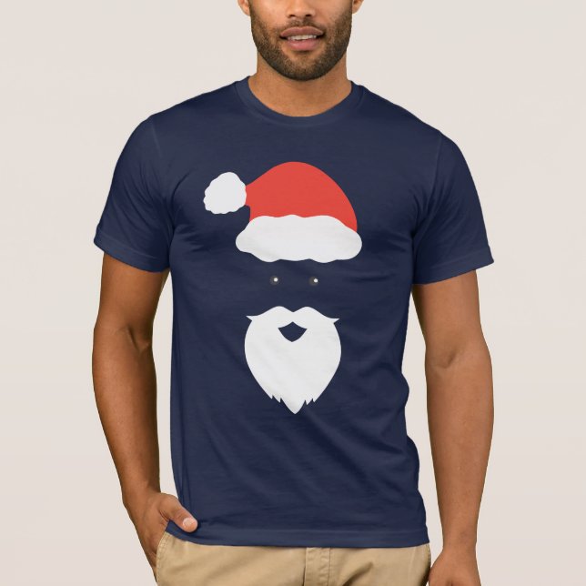 Familj Julafton i God jul i Ansikte T Shirt (Framsida)