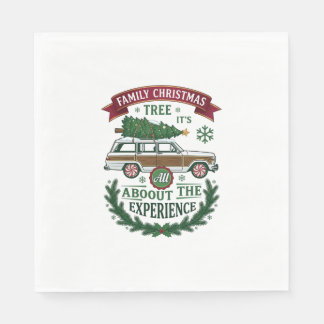 Familj Julgran Kombi Tallkrans Pappersservett