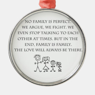 Familj Julgransprydnad Metall