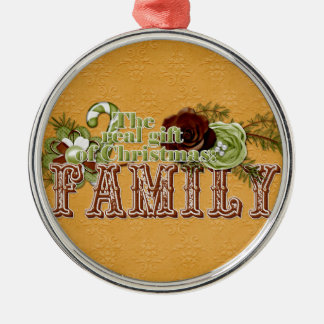 Familj Julgransprydnad Metall