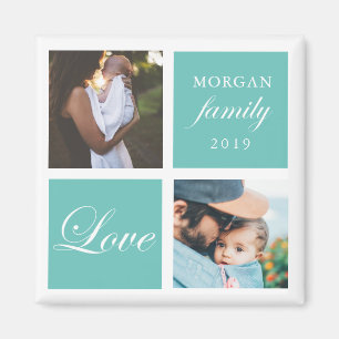 Familj Kärlek   Personlig Photo Magnet