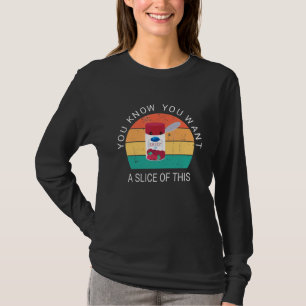 Familj Konserverad Tranbärssås i en Burk Thanksgiv T Shirt
