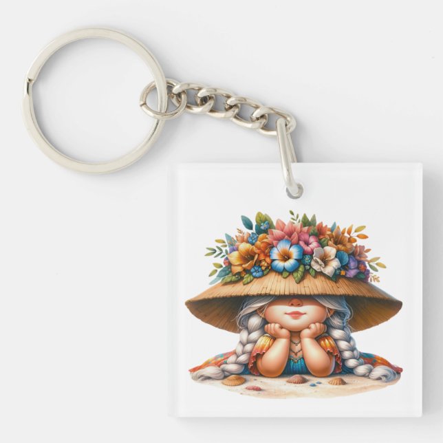 FAMILJ KONTAKTINFORMATION, DU NAMN IT! KEYCHAIN (Framsidan)