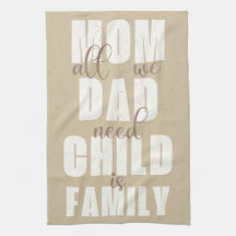 Familj (Mamma, Pappa, Kid) Vit på Sand