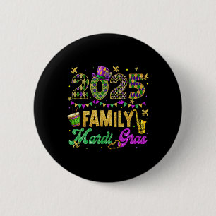 Familj Mardi Gras 2025 Tjock Tisdag - Familjematch Knapp