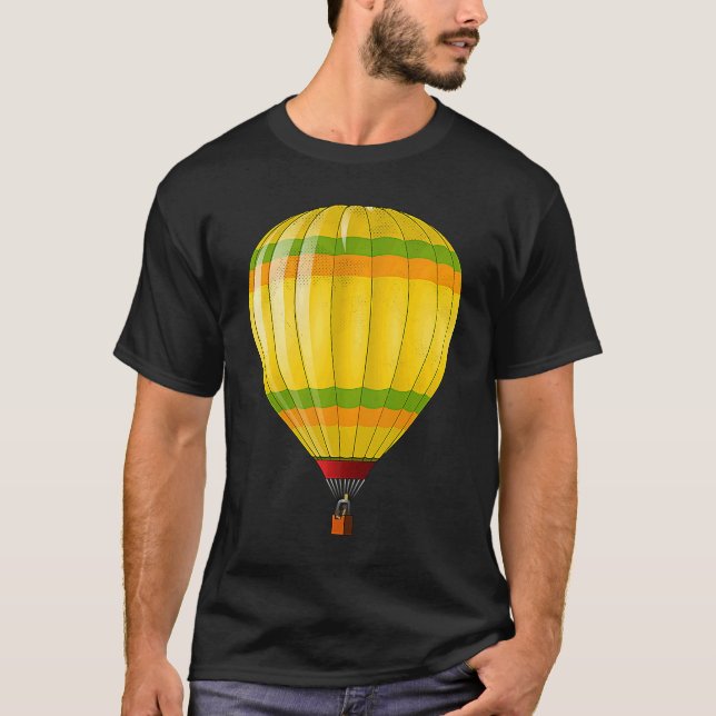 Familj Matchande Ballong Varm Luft Ballonger Desig T Shirt (Framsida)