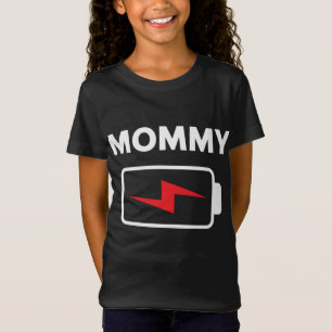 Familj matchande julbatteri Funny Mamma Julafton T Shirt