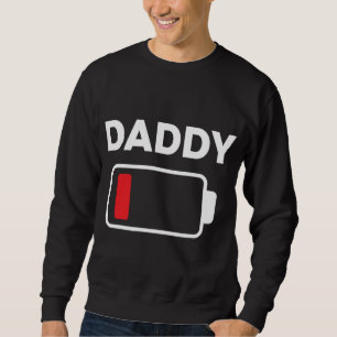 Familj matchande julbatteri Funny pappa Julafton Lång Ärmad Tröja