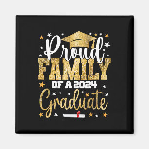 Familj med 2024 Student Cl Senior Studenten Magnet