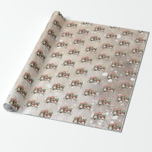 Familj med 3 julfärger i Uggla Presentpapper