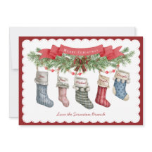 Familj med 5 | Tomt julklapp för fast Helgdag