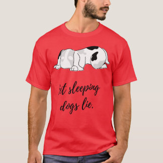 Familj med hund t shirt