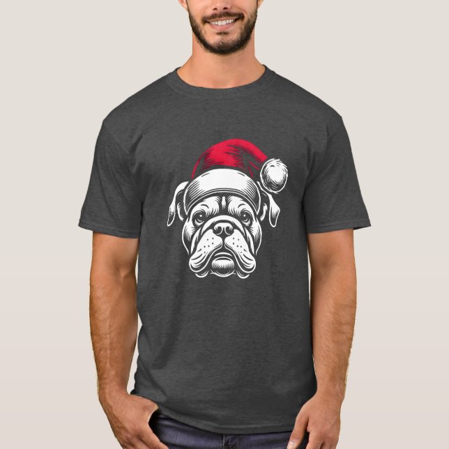 Familj med julbullar t shirt (Framsida)