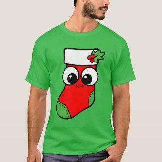 Familj med julsocklar t shirt