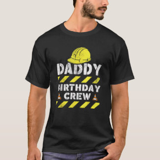Familj med pappa Birthday Crew Bday Party T Shirt