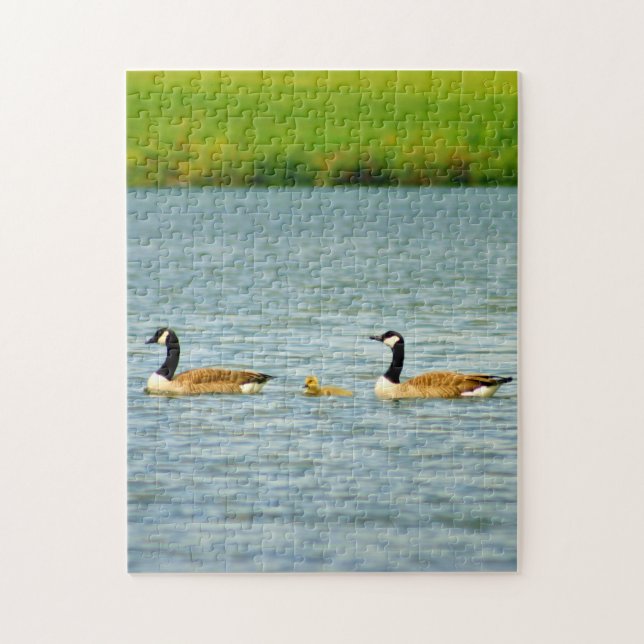 Familj med tre pussel (Vertikal)