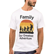 Familj Min Största Äventyr T-Shirt – Mysig Förälde