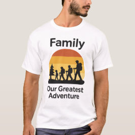 Familj Min Största Äventyr T-Shirt – Mysig Förälde