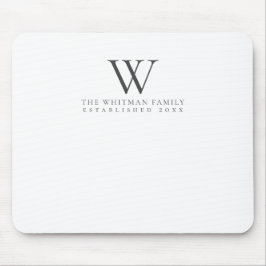Familj Monogram Elegant Musmatta