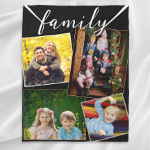 Familj Multifoto Galleri Collage Modern Stilren