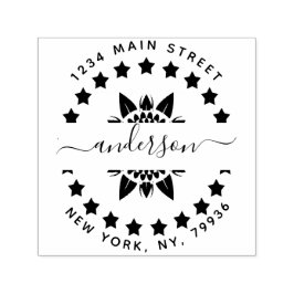 Familj Namn, Skapa din egen Returadress Självfärgande Stämpel