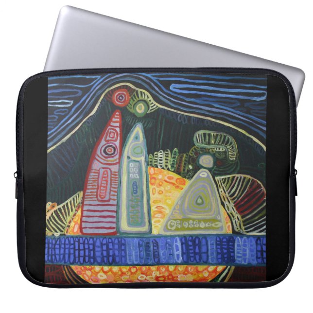 Familj Neoprene Laptop sleeve 15 tum (Framsidan)