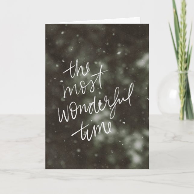 FAMILJ OCH FRIEND "HÅLLS SÅ LÅNGT" I CHRISTMAS KORT (Framsida)