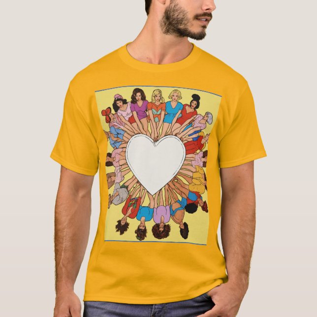 Familj och vänner förenar. t shirt (Framsida)